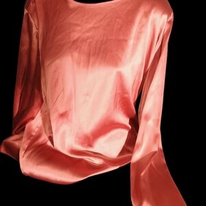 Doncaster Coral Satin Top